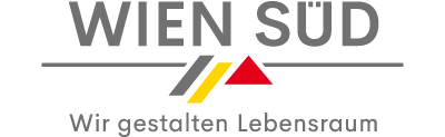 Logo Wiensued 400x400 NEU 2 Logo von Wien Süd mit Slogan Wir gestalten Lebensraum.